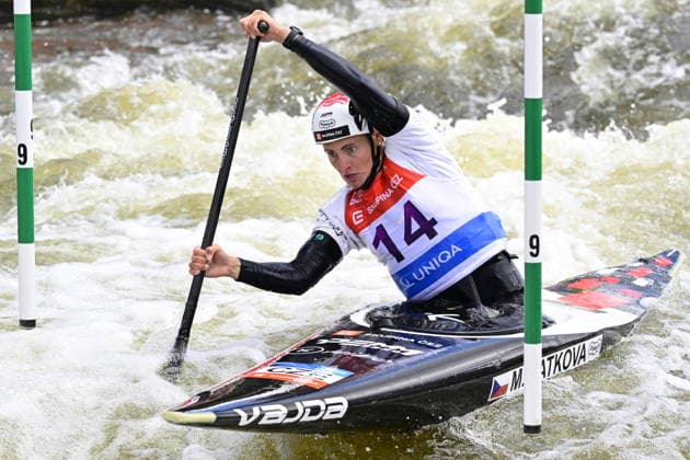 2026 ICF Canoe Slalom World Cup in Prague, Czech Republic, on June 6, 2026. Martina Satkova from Czechia. (CTKxPhoto VitxSimanek) CTKPhotoP2026060602802  CTKPhotoP2026060602802