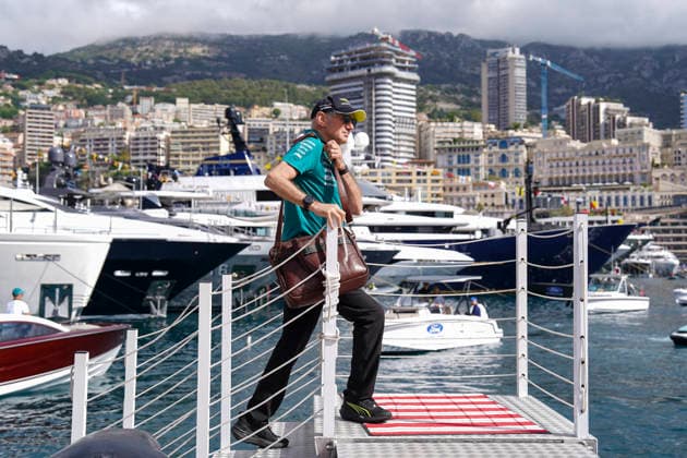 FORMULA ONE MONACO GRAND PRIX 2026 Adrian Newey (Aston Martin) arriving for qualifying during the Formula 1 Louis Vuitton Monaco Grand Prix 2026, 6th round of the 2026 Formula 1 World Championship, WM, Weltmeisterschaft from June 5th - 7th, 2026 at the Circuit de Monaco, Monte Carlo, Monaco. Credit: Robbie Hoad Every Second Media Editorial use only. All images are copyright Every Second Media Limited. No images may be reproduced without prior permission. Copyright: xIMAGO EveryxSecondxMediax ESM-2024-0224 RobbiexHoadx xEveryxSecondxMediax