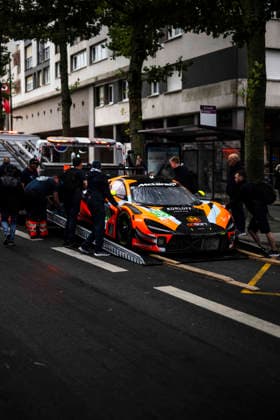 24 HEURES DU MANS 2026 - PESAGE McLaren 720S LMGT3 Evo, detail during Le Pesage of the 24 Hours of Le Mans 2026, 3rd round of the 2026 FIA World Endurance Championship, from June 5 to 6, 2026 on the Place de la RÃ publique in Le Mans, France - Le MansFrance  Copyright: xCharlyxLopezx