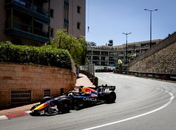 MONACO - Max Verstappen (Red Bull Racing) in action during the third free practice session at the Circuit de Monaco ahead of the Monaco Grand Prix. ANP SEM VAN DER WAL xVIxANPxSportx xxANPxIVx 560263487 originalFilename: 560263487.jpg