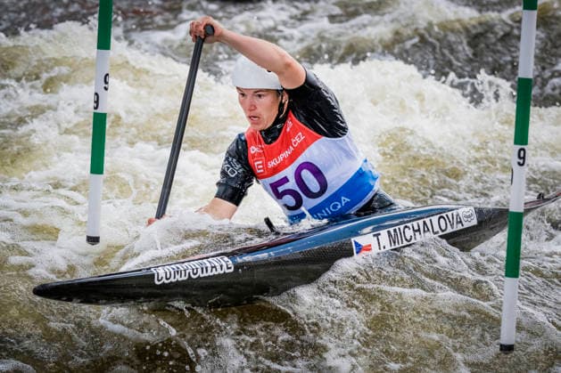 2026 ICF Canoe Slalom World Cup in Prague, Czech Republic, on June 6, 2026. Women s C1 qualification. Tereza Michalova from Czechia. (CTKxPhoto VitxSimanek) CTKPhotoP2026060602920  CTKPhotoP2026060602920
