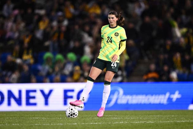 SOCCER MATILDAS MEXICO, Charlize Rule of Australia controls the ball during the International Friendly, Länderspiel, Nationalmannschaft match between Australia and Mexico at McDonald Jones Stadium in Newcastle, Saturday, June 6, 2026. ( NO ARCHIVING, EDITORIAL USE ONLY NEWCASTLE NEW SOUTH WALES AUSTRALIA  Copyright: xDANxHIMBRECHTSx 20260606126094685307