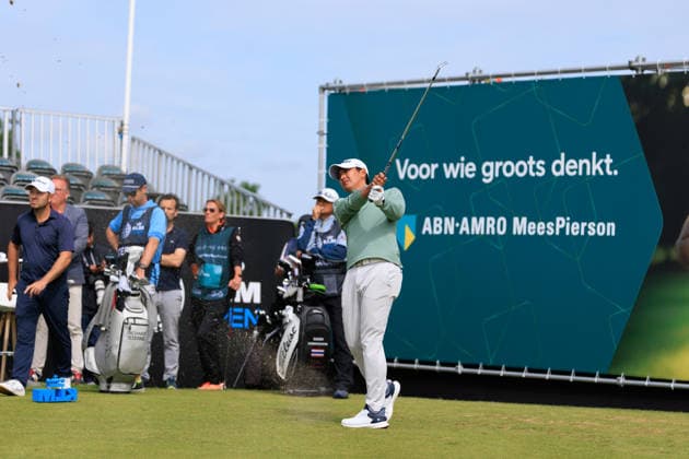 2026-06-06 Day 3 - KLM Open AMSTERDAM, NETHERLANDS - JUNE 6: Sadom Kaewkanjana of Thailand during Day 3 at the KLM Open at The International on June 6, 2026 in Amsterdam, Netherlands. Amsterdam The International Netherlands Content not available for redistribution in The Netherlands directly or indirectly through any third parties. Copyright: xMarcelxvanxPlateringenx