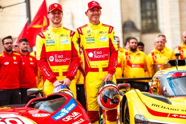 24 HEURES DU MANS 2026 - PESAGE 83 YE Yifei (chn), KUBICA Robert (pol), HANSON Phil (gbr), AF Corse, Ferrari 499P 83, Hypercar, action during Le Pesage of the 24 Hours of Le Mans 2026, 3rd round of the 2026 FIA World Endurance Championship, from June 5 to 6, 2026 on the Place de la RÃ publique in Le Mans, France - Copyright: xDPPIx