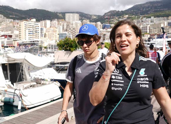 FORMULA ONE MONACO GRAND PRIX 2026 Kimi Antonelli 12 (ITA) Mercedes arriving for qualifying during the Formula 1 Louis Vuitton Monaco Grand Prix 2026, 6th round of the 2026 Formula 1 World Championship, WM, Weltmeisterschaft from June 5th - 7th, 2026 at the Circuit de Monaco, Monte Carlo, Monaco. Credit: Robbie Hoad Every Second Media Editorial use only. All images are copyright Every Second Media Limited. No images may be reproduced without prior permission. Copyright: xIMAGO EveryxSecondxMediax ESM-2024-0244 RobbiexHoadx xEveryxSecondxMediax