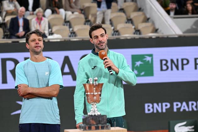 Tennis -Internationaux de France - Roland Garros 2026 - ITF - 06 06 2026 - Tennis -Internationaux de France - Roland Garros 2026 - ITF - 06 06 2026 - victoire du double Granollers Zeballos - Espagne ParisFrance  Copyright: xChryslenexCaillaud Psnewzx