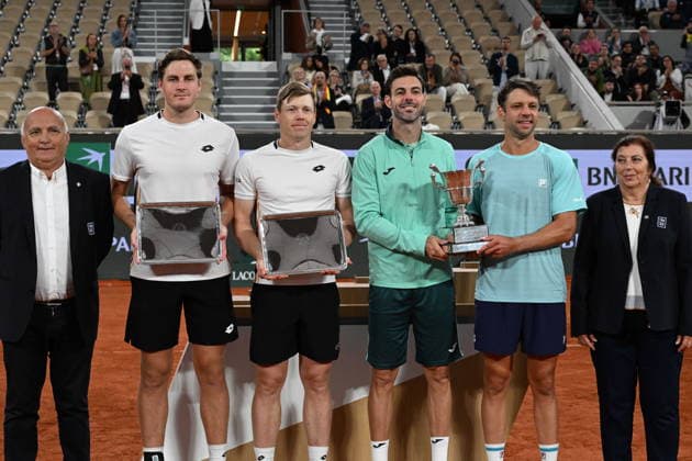 Tennis -Internationaux de France - Roland Garros 2026 - ITF - 06 06 2026 - Tennis -Internationaux de France - Roland Garros 2026 - ITF - 06 06 2026 - victoire du double Granollers Zeballos - Espagne ParisFrance  Copyright: xChryslenexCaillaud Psnewzx