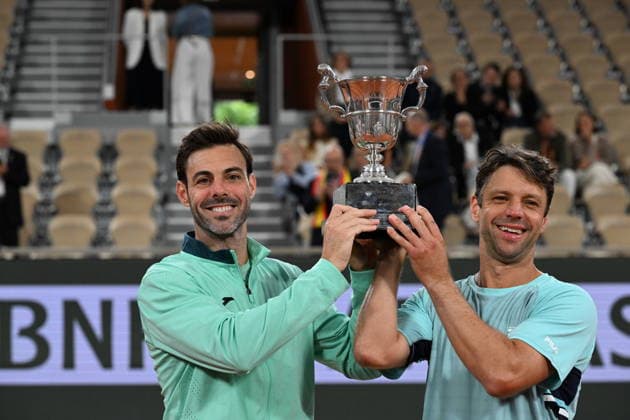 Tennis -Internationaux de France - Roland Garros 2026 - ITF - 06 06 2026 - Tennis -Internationaux de France - Roland Garros 2026 - ITF - 06 06 2026 - victoire du double Granollers Zeballos - Espagne ParisFrance  Copyright: xChryslenexCaillaud Psnewzx