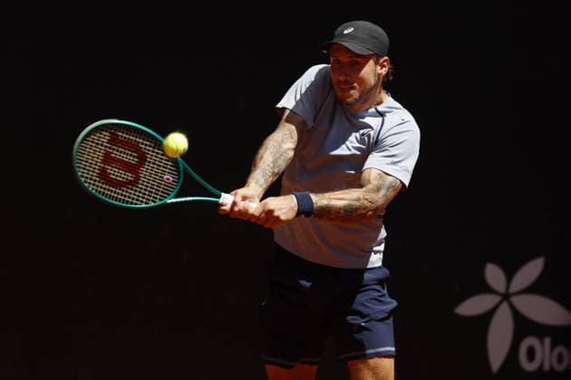 Alex Molcan from Slovakia in action during the men s tennis challenger UniCredit Czech Open, in Prostejov, Czech Republic, on June 6, 2026. (CTKxPhoto PavelxLebeda) CTKPhotoF202606060003301  CTKPhotoF202606060003301