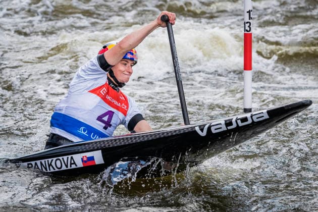 2026 ICF Canoe Slalom World Cup in Prague, Czech Republic, on June 6, 2026. Women s C1 qualification. Zuzana Pankova from Slovakia. (CTKxPhoto VitxSimanek) CTKPhotoP2026060603078  CTKPhotoP2026060603078