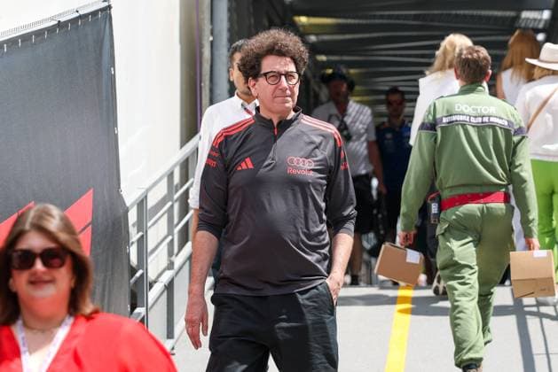 Projektleiter Mattia Binotto (Revolut Audi), 3 Freies Training, Grosser Preis von Monaco, Motorsport, Herren, Formel 1, 06.06.2026 Monte Carlo Monaco MCO