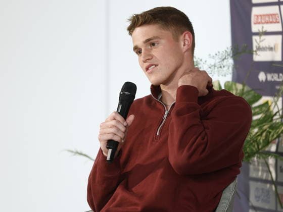 STOCKHOLM, SWEDEN 20260606 Cooper Lutkenhaus during a press conference, PK, Pressekonferenz at Scandic Continental ahead of Sunday s Diamond League Gala (Bauhaus Gala). STOCKHOLM SWEDEN x60160x