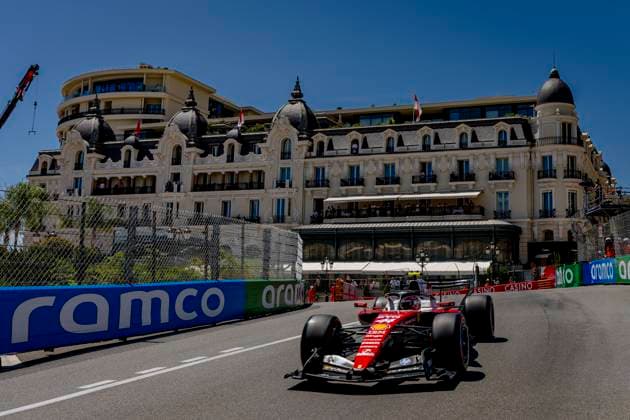 MONACO - Formula 1 driver Lewis Hamilton of Scuderia Ferrari HP during the Formula 1 Monaco Grand Prix on the Monaco Street Circuit on June 6, 2026 in Monaco, Monaco. (Photo by DeFodi Images) -