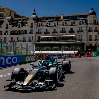 MONACO - Formula 1 driver Lance Stroll of Aston Martin Aramco Formula 1 Team during the Formula 1 Monaco Grand Prix on the Monaco Street Circuit on June 6, 2026 in Monaco, Monaco. (Photo by DeFodi Images) -