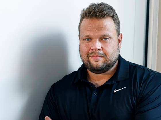 STOCKHOLM, SWEDEN 20260606 Daniel Stahl during a press conference, PK, Pressekonferenz at Scandic Continental ahead of Sunday s Diamond League Gala (Bauhaus Gala). STOCKHOLM SWEDEN x60160x