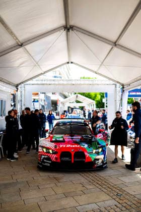24 HEURES DU MANS 2026 - PESAGE 32 LEUNG Darren (gbr), GELAEL Sean (idn), FARFUS Augusto (bra), Team WRT, BMW M4 LMGT3 Evo 32, LM GT3, during Le Pesage of the 24 Hours of Le Mans 2026, 3rd round of the 2026 FIA World Endurance Championship, from June 5 to 6, 2026 on the Place de la RÃ publique in Le Mans, France - Le MansFrance Copyright: xFabrizioxBoldonix