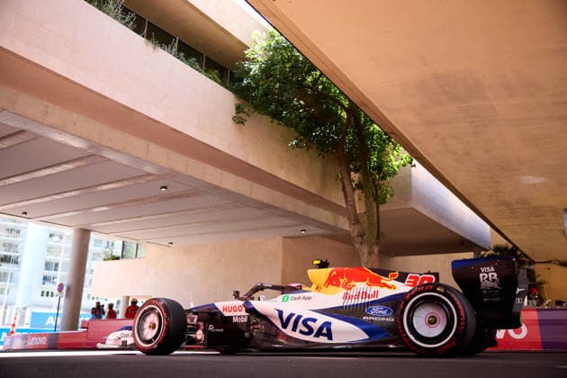 F1 Grand Prix of Monaco - Qualifying Liam Lawson of New Zealand driving the (30) Visa Cash App Racing Bulls Formula One Team VCARB 03 on track during final practice ahead of the F1 Grand Prix of Monaco at Circuit de Monaco on June 6, 2026, in Monte-Carlo, Monaco. Monte-Carlo Circuit de Monaco Monte-Carlo Monaco RL_F1GPMCO_2K26_000381 Copyright: xRicardoxLarreinax
