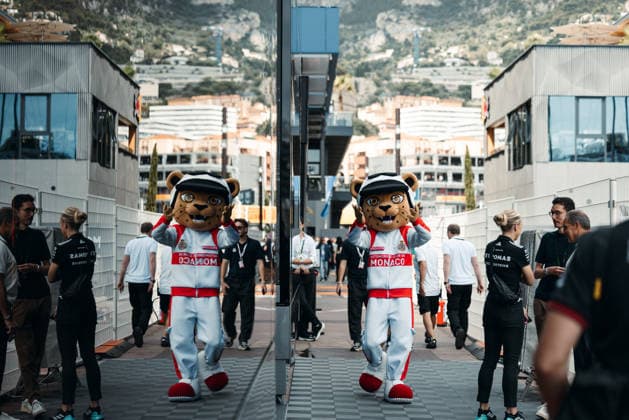 June 6, 2026, Monte Carlo, Monte Carlo, Principality of Monaco: Automobile Club du Monaco (ACM) mascotte during Quali Day (Saturday) at the Formula 1 Louis Vuitton Grand Prix de Monaco 2026 in Monte Carlo, Principality of Monaco Monte Carlo Principality of Monaco - ZUMAr193 20260606_zsp_r193_003 Copyright: xSaraxRuffonix