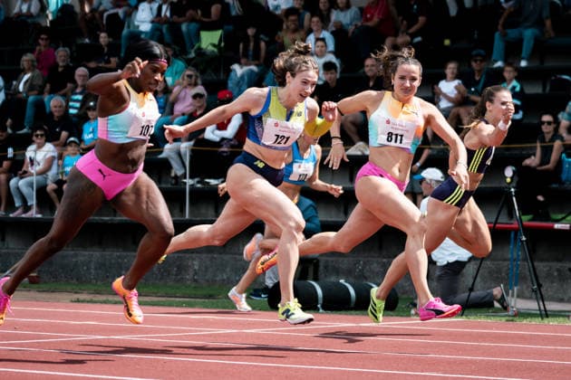 Rosina Schneider (TV Sulz, 811, 100m Huerden Frauen), Marlene Meier (TSV Bayer 04 Leverkusen, 721, 100m Huerden Frauen), GER, Leichtathletik, Athletics, Sparkassen Gala, Regensburg, 06.06.2026, GER, Leichtathletik, Athletics, Sparkassen Gala, Regensburg, 06.06.2026 Regensburg *** Rosina Schneider TV Sulz, 811, 100m hurdles women , Marlene Meier TSV Bayer 04 Leverkusen, 721, 100m hurdles women , GER, Leichtathletik, Athletics, Sparkassen Gala, Regensburg, 06 06 2026, GER, Leichtathletik, Athletics, Sparkassen Gala, Regensburg, 06 06 2026 Regensburg Copyright: xStefanxMayerx EP_SMR