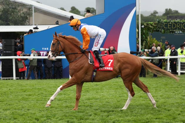 Ten Bob Tony (J. Kieran Shoemark T. Ed Walker) wins the Betfred Tottenham Corner Stakes during The Derby Meeting at Epsom Racecourse, Epsom, UK on 6 June 2026. Copyright: xKenxSparksx 45050020