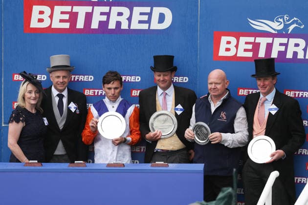 Ten Bob Tony (J. Kieran Shoemark T. Ed Walker) wins the Betfred Tottenham Corner Stakes during The Derby Meeting at Epsom Racecourse, Epsom, UK on 6 June 2026. Copyright: xKenxSparksx 45050014