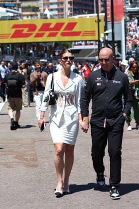 June 6, 2026, Monte-Carlo, Monaco: Cadillac F1 Team CEO DAN TOWRISS and his wife CASSIDY TOWRISS in the paddock after Free Practice 3 (FP2) of the Formula 1 Grand Prix of Monaco 2026. Monte-Carlo Monaco - ZUMAc179 20260606_zep_c179_033 Copyright: xMickaelxChavetx