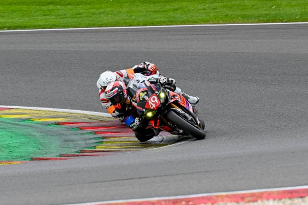 MOTO : 8Heures de Spa-Francorchamps - championnat FIM EWC 2026 - 06 06 2026 49 Revo M2 (ITA) Aprilia Rsv4 1100 Factory (SST) driven by KÃ vin Calia (ITA) Simone Saltarelli (ITA) Flavio Ferroni (ITA), during the 8H Spa Motos, the second round of the 2026 FIM EWC Championship, on the Spa-Francorchamps circuit in Francorchamps, Belgium, from June 5 to 6, 2026. FRANCORCHAMPSBelgium  Copyright: xMPSxAGENCYx