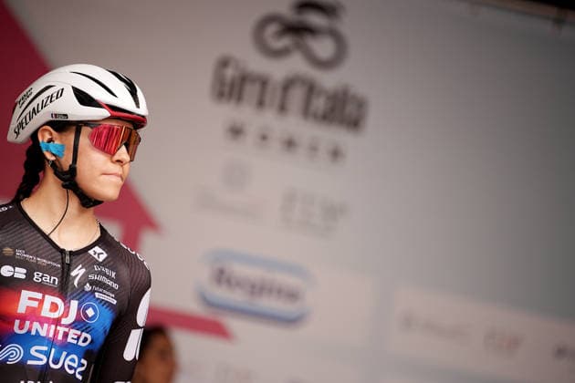 France™s CÃ lia Gery of FDJ United - Suez™s during Stage 8 of the Giro d™Italia Women, from Rivoli to Sestriere, Italy, Saturday, June 6, 2026  Copyright: xMarcoxAlpozzi LaPressex