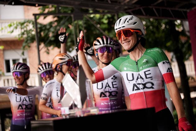 Italy™s Elisa Longo Borghini of UAE Team ADQ™s during Stage 8 of the Giro d™Italia Women, from Rivoli to Sestriere, Italy, Saturday, June 6, 2026  Copyright: xMarcoxAlpozzi LaPressex