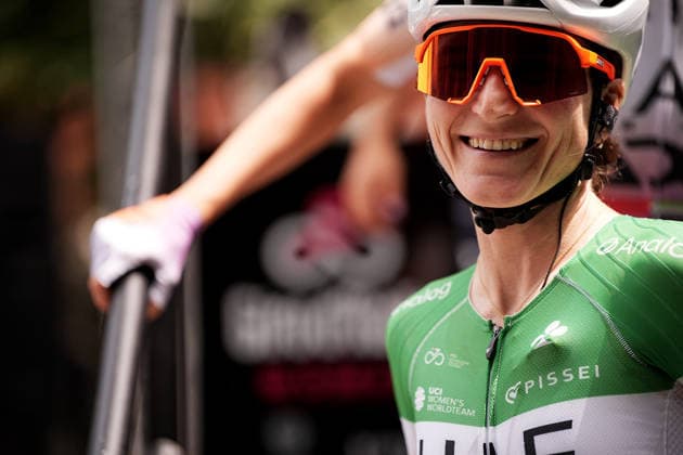 Italy™s Elisa Longo Borghini of UAE Team ADQ™s during Stage 8 of the Giro d™Italia Women, from Rivoli to Sestriere, Italy, Saturday, June 6, 2026  Copyright: xMarcoxAlpozzi LaPressex