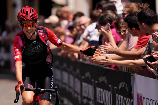 Italy™s Valeria Curnis of Isolmant - Premac - Vittoria™s during Stage 8 of the Giro d™Italia Women, from Rivoli to Sestriere, Italy, Saturday, June 6, 2026  Copyright: xDavidexSpada LaPressex