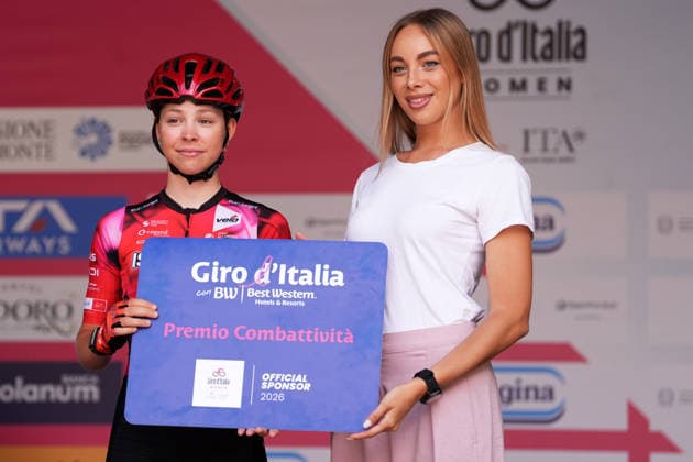 Italy™s Charital Pegolo of Isolmant - Premac - Vittoria™s carta giovani during Stage 8 of the Giro d™Italia Women, from Rivoli to Sestriere, Italy, Saturday, June 6, 2026  Copyright: xDavidexSpada LaPressex