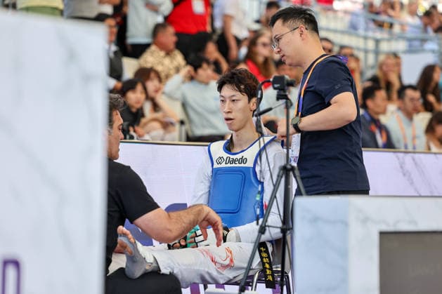 IPA85393704 - Y. Liang (China) -68kg, Rome World taekwondo Grand Prix 2026 during World Taekwondo Roma Grand Prix 2026, Taekwondo match in Rome, Italy, June 06 2026  Copyright: xLuigixMariani IPAxSportx xx 85393704