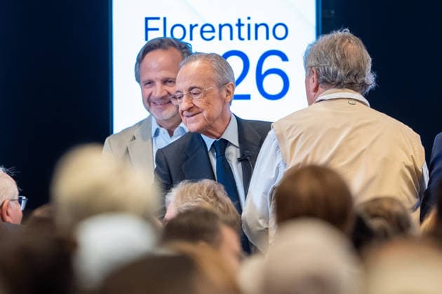Real Madrid CF Elections 2026. Florentino Perez during his closing campaign event of his candidacy for the presidency of Real Madrid CF. June 6, 2026. (ALTERPHOTOS Acero) MadridSpain  Copyright: xAcerox