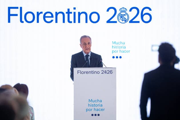 Real Madrid CF Elections 2026. Florentino Perez during his closing campaign event of his candidacy for the presidency of Real Madrid CF. June 6, 2026. (ALTERPHOTOS Acero) MadridSpain  Copyright: xAcerox