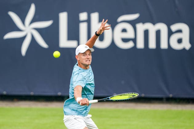 2026-06-06 - Libema Open 2026 ROSMALEN, NETHERLANDS - JUNE 6: Niels Visker of The Netherlands during the Libema Open 2026 at the Autotron on June 6, 2026 in Rosmalen, Netherlands Rosmalen Autotron Netherlands Content not available for redistribution in The Netherlands directly or indirectly through any third parties. Copyright: xAndrexWeeningx