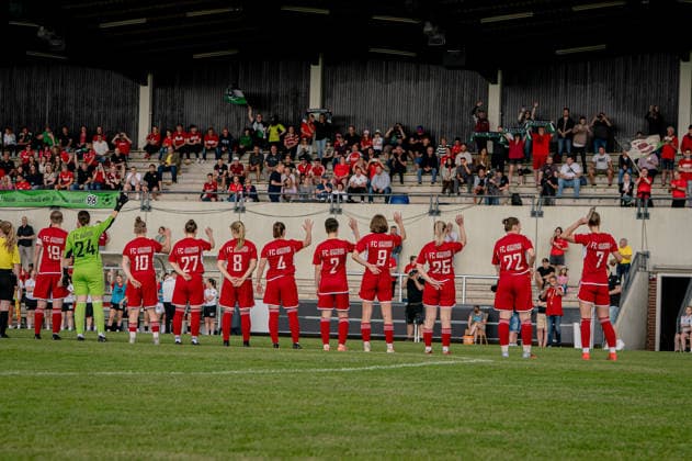 Fußball I Frauen I Saison 2025-2026 I Niedersachsen-Pokal I Finale I FC Jesteburg-Bendestorf - Hannover 96 I 06.06.2026 Barsinghausen August-Wenzel-Stadion Deutschland Copyright: xLobeca JonasxBoningx