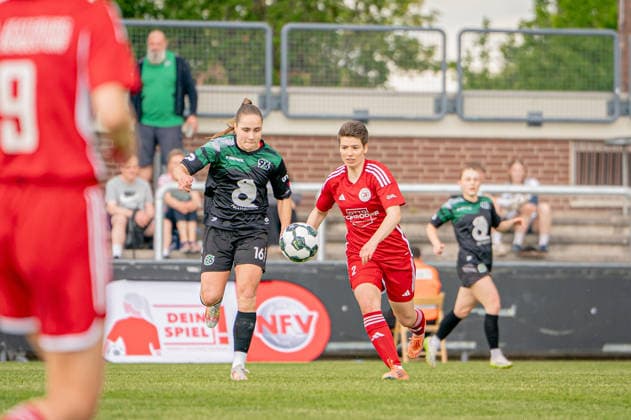 Fußball I Frauen I Saison 2025-2026 I Niedersachsen-Pokal I Finale I FC Jesteburg-Bendestorf - Hannover 96 I 06.06.2026 Barsinghausen August-Wenzel-Stadion Deutschland Copyright: xLobeca JonasxBoningx