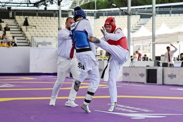 CONTACT - Taekwondo - World Taekwondo Rome Grand Prix 2026 Photo by IPA ABACAPRESS.COM85393711 - J.V. Souza (Brazil) vs K.S. Borgen (Norway) -68 kg, Rome World taekwondo Grand Prix 2026 during World Taekwondo Roma Grand Prix 2026, Taekwondo match in Rome, Italy, June 06 2026 Roma Italy  Copyright: xIPAxSport ABACAx