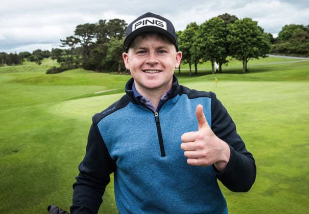 REPRO FREE *PRESS RELEASE NO REPRODUCTION FEE* EDITORIAL USE ONLY Connacht Men s Open Stroke Play Championship, Galway Golf Club, Galway 6 6 2026 David Kitt celebrates after winning the Championship David Kitt celebrates after winning the Championship 6 6 2026  Copyright: x INPHO TomxMaherx ISS_3754
