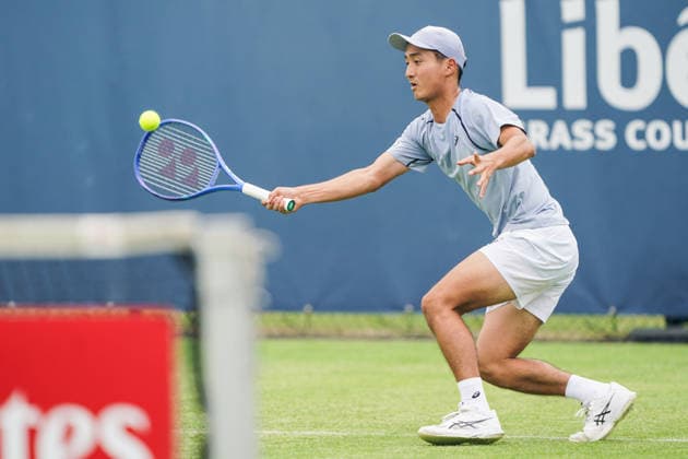 2026-06-06 - Libema Open 2026 ROSMALEN, NETHERLANDS - JUNE 6: Shintaro Mochizuki of Japan during the Libema Open 2026 at the Autotron on June 6, 2026 in Rosmalen, Netherlands Rosmalen Autotron Netherlands Content not available for redistribution in The Netherlands directly or indirectly through any third parties. Copyright: xAndrexWeeningx