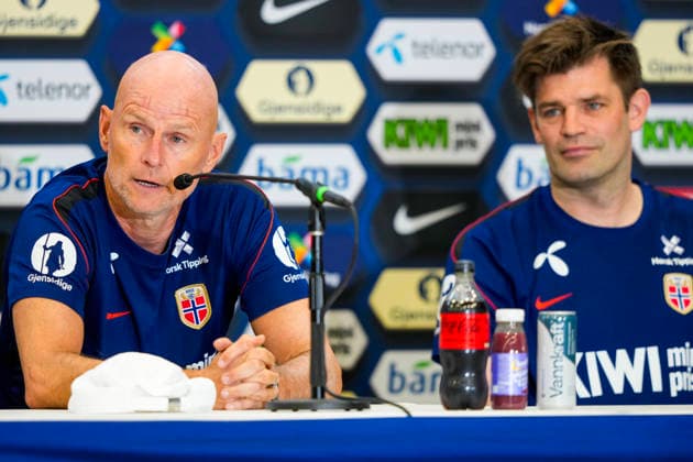 World Cup 2026 Greensboro , USA 20260606 Norway s national team manager Stale Solbakken during a press conference with the Norwegian men s national football team at The University of North Carolina Greensboro UNCG Photo Fredrik Varfjell NTB Greensboro United States EDITORIAL USE ONLY RESTRICTED USE FOR BETTING COMPANIES  Copyright: xFredrikxVarfjellx xNTBx