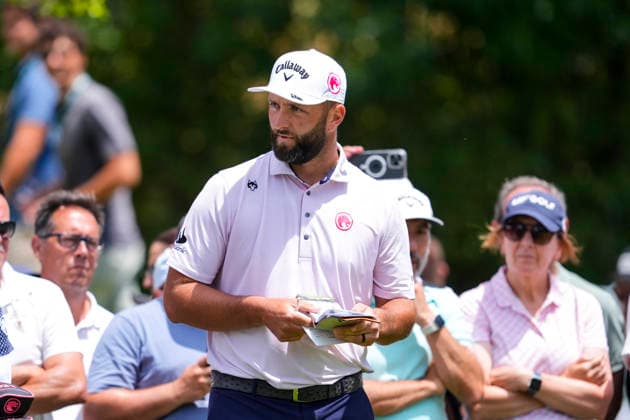 June 6, 2026, Cadiz, Cadiz, SPAIN: Jon Rahm of Legion XIII team in action during day three of the LIV Golf Andalucia at Golf Club Royal of Valderrama on June 6, 2026 in Cadiz, Spain. LIV Golf Andalucia 2026 - Day Three  - ZUMAa181 20260606_zaa_a181_013 Copyright: xJoaquoÂ­NxCorcherox