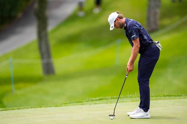 June 6, 2026, Cadiz, Cadiz, SPAIN: Thomas Detry of Aces team in action during day three of the LIV Golf Andalucia at Golf Club Royal of Valderrama on June 6, 2026 in Cadiz, Spain. LIV Golf Andalucia 2026 - Day Three  - ZUMAa181 20260606_zaa_a181_014 Copyright: xJoaquoÂ­NxCorcherox