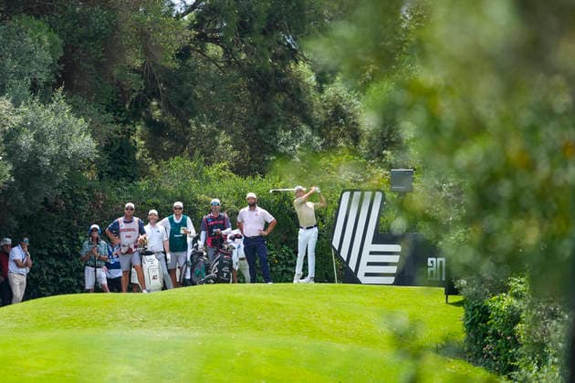 June 6, 2026, Cadiz, Cadiz, SPAIN: David Puig of Fireball team in action during day three of the LIV Golf Andalucia at Golf Club Royal of Valderrama on June 6, 2026 in Cadiz, Spain. Cadiz SPAIN - ZUMAa181 20260606_zaa_a181_019 Copyright: xJoaquoÂ­NxCorcherox