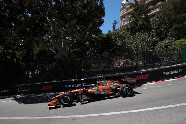 F1 Gran Prix of Monaco Lando Norris of McLaren Mastercard Formula 1 Team on track during qualifying for the F1 Grand Prix of Monaco at Monte-Carlo Circuit on June 6, 2026 in Montecarlo, Monaco. Monaco Monte-Carlo Monaco Copyright: xMarcoxCanonierox