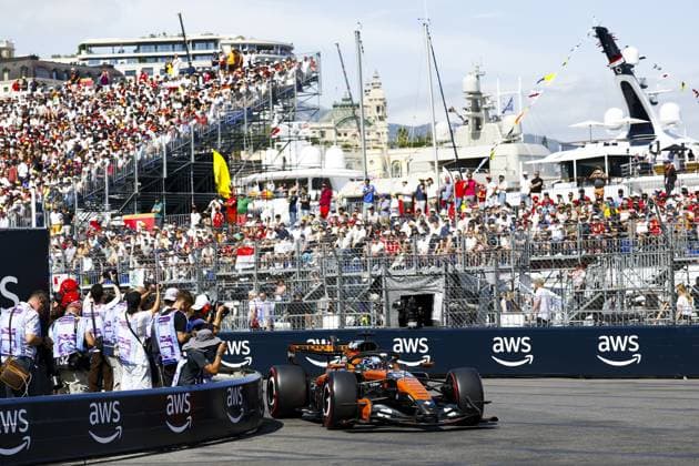 MONACO - Oscar Piastri (McLaren) during qualifying at the Circuit de Monaco ahead of the Monaco Grand Prix. SEM VAN DER WAL ANP xVIxANPxSportx xxANPxIVx 560280686 originalFilename: 560280686.jpg