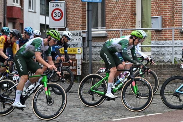 Heistse Pijl 2026 Cycling Race HEIST-OP-DEN-BERG, BELGIUM - JUNE 06 : Ibanez Javier (ESP) of Caja Rural Seguros RGA during the 55th edition of Heistse Pijl an UCI Class 1.1 one day cycling road race for Men Elite of km with start in Vosselaar and finish in Heist-op-den-Berg on June 6, 2026 in Heist-op-den-Berg, Belgium, 06 06 2026 Heist-op-den-Berg Belgium  Copyright: xRex