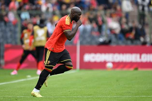 Belgium v Tunisia UEFA International Friendly, Länderspiel, Nationalmannschaft Game BRUSSELS, BELGIUM - JUNE 06 : Lukaku Romelu forward of Belgium during the pre-World Cup international friendly game match between Belgium and Tunisia in preparation of the FIFA 2026 World Cup Football Championship on June 6, 2026 in Brussels, Belgium, 06 06 2026 Brussels Belgium  Copyright: xNicoxVereeckenx