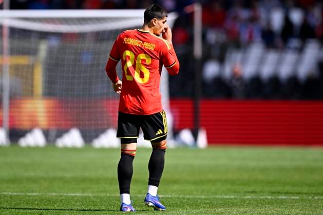 Belgium v Tunisia UEFA International Friendly, Länderspiel, Nationalmannschaft Game BRUSSELS, BELGIUM - JUNE 06 : Fernandez-Pardo Matias forward of Belgium during the pre-World Cup international friendly game match between Belgium and Tunisia in preparation of the FIFA 2026 World Cup Football Championship on June 6, 2026 in Brussels, Belgium, 06 06 2026 Brussels Belgium  Copyright: xTomasxSiskx